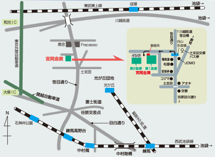 図：御案内図